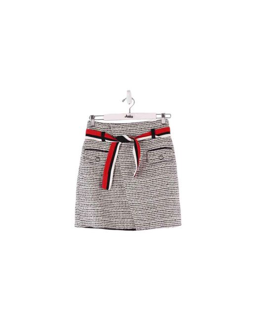 Jupes Mini jupe en coton Maje en coloris Purple