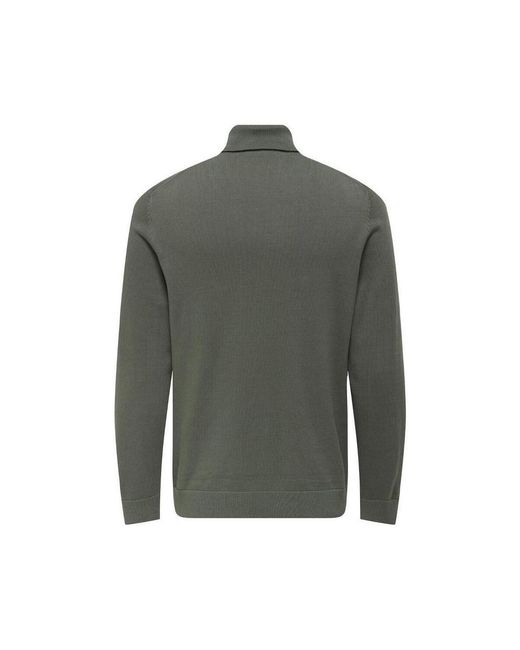 Pull Reg 12 Only & Sons pour homme en coloris Green