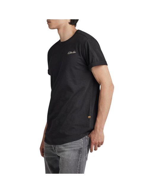 T-shirt G-Star RAW pour homme en coloris Black