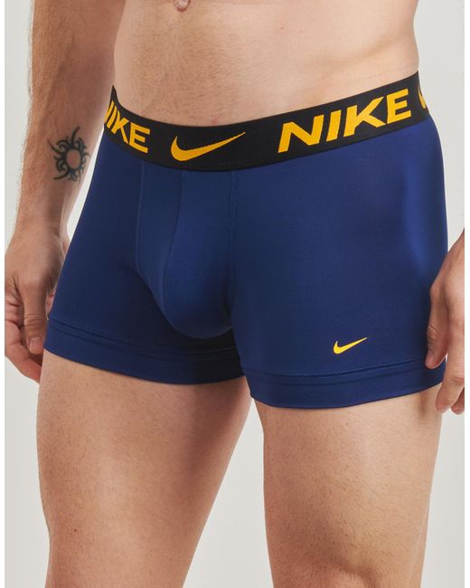 Boxers TRUNK 3PK Nike pour homme en coloris Yellow