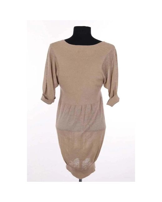 Robe Courte Robe Camel Sandro en coloris Brown