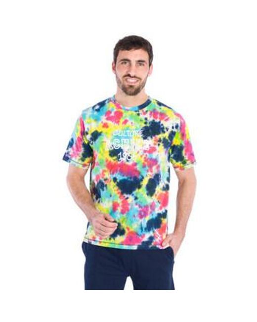 Pyjamas / Chemises de nuit Pyjama court en pur coton jersey ""1986"" Achile pour homme en coloris Blue