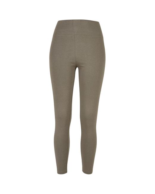 Collants Legging taille haute en jersey GT Urban Classics en coloris Gray
