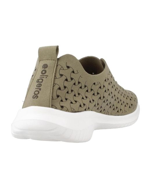 Baskets Basses Liberte Eoligeros en coloris Green