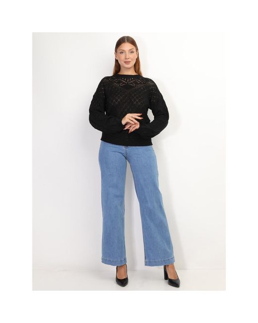 Pull Pulls Pour Femme La Modeuse en coloris Black