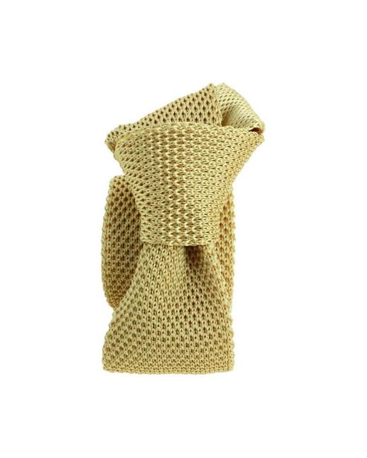Cravates et accessoires Cravate tricot ARCOBALENO Clj Charles Le Jeune pour homme en coloris Yellow