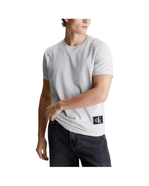 T-shirt Calvin Klein pour homme en coloris White