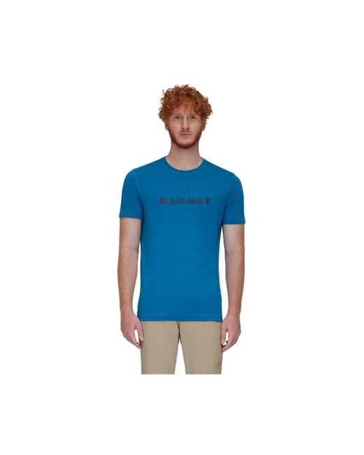 T-shirt Core Logo Mammut pour homme en coloris Blue