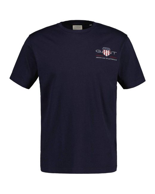 T-shirt T-shirt Paquet de 1 Regular Archive Shield EMB Gant pour homme en coloris Blue