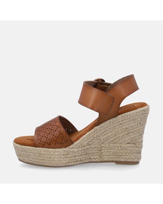 Sandales compensées SANDALO ZEPPA Refresh en coloris Brown