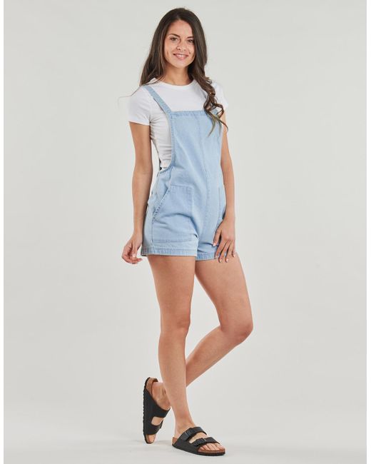 Billabong Jumpsui Beach Crush Denim Overall in het Blue