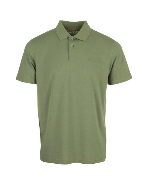 T-shirt Wicking Ss Polo Timberland pour homme en coloris Green
