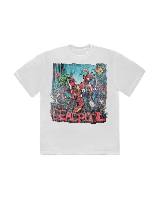 T-shirt Hero Scene Marvel pour homme en coloris Gray