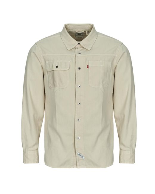 Levi's Overhemd Lange Mouw Ls Auburn Worker in het Gray voor heren