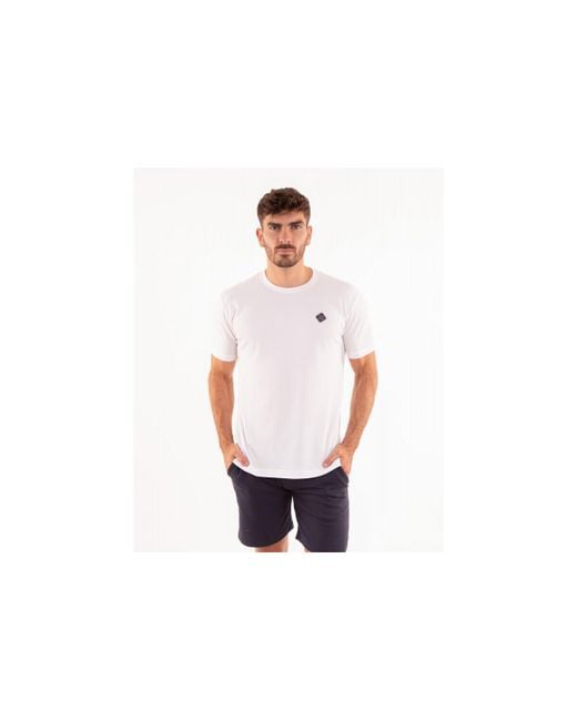 T-shirt T-shirt manches courtes uni avec patch 3D Camberabero pour homme en coloris Pink