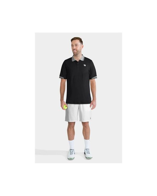 T-shirt Tennis-polo Star Tipped 19 Wilson pour homme en coloris Black