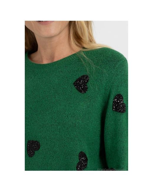 Pull Pull F Kebello en coloris Green