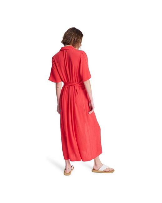 Robe Island Escape Solid Roxy en coloris Red