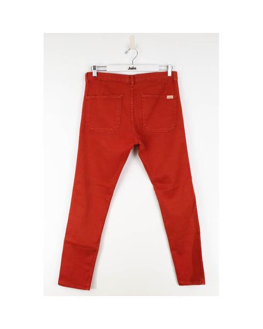 Jeans Jean slim en coton Ba&sh en coloris Red