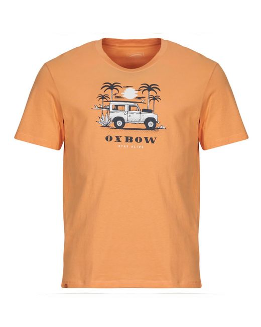 T-Shirt R1Weekender di Oxbow in Orange da Uomo