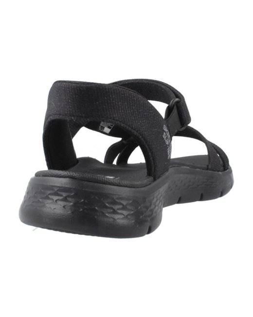 Skechers Sandalen Slip-Ins Go Walk Flex in het Black