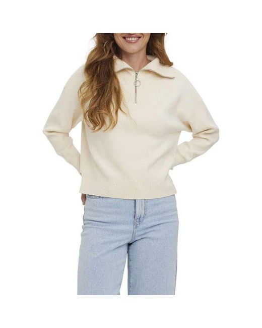 Pull 4437601 Vero Moda en coloris White