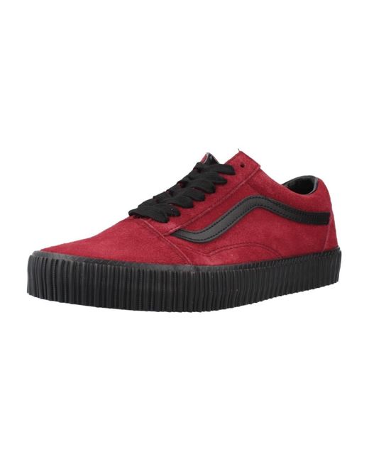 Vans Lage Sneakers Old Skool Creeper in het Red voor heren