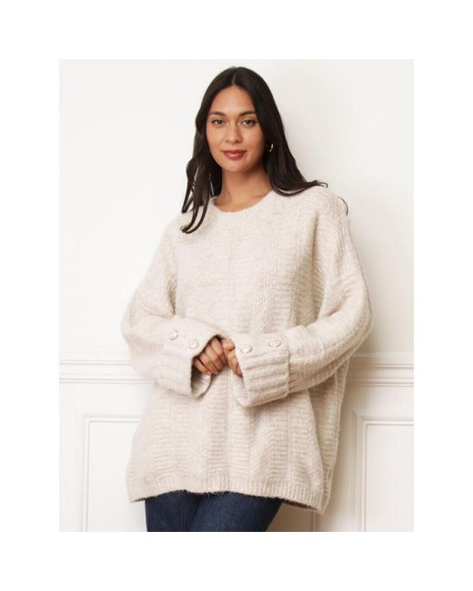 Pull Pulls Pour Femme La Modeuse en coloris Natural