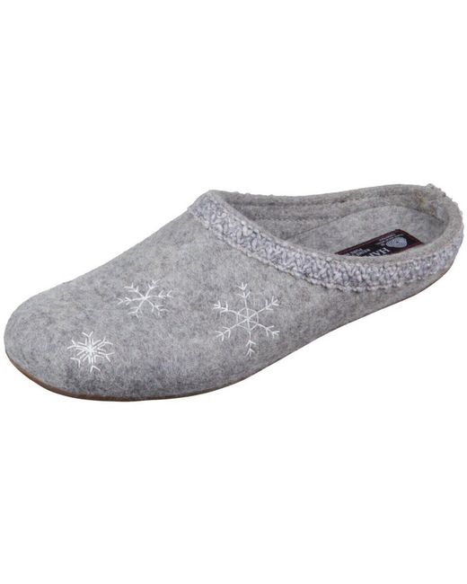 Chaussons Haflinger en coloris Gray