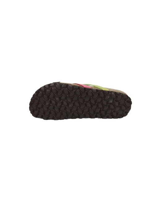 Sandales plates Interbios en coloris Brown