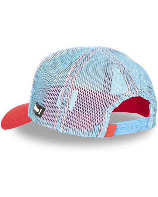 Casquette Casquette trucker avec filet The Smurfs Papa Capslab en coloris Red