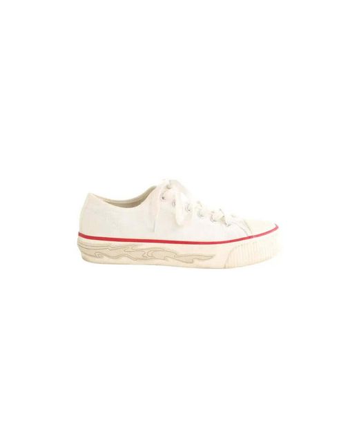 Baskets basses Baskets blanches Sandro en coloris White