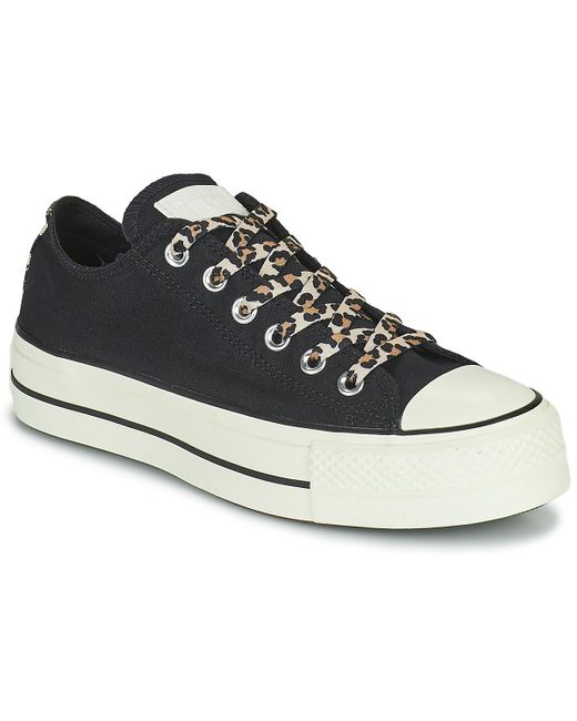 Converse Lage Sneakers Chuck Taylor All Star Lift Archive Print Ox in het  Zwart - Bespaar 12% - Lyst