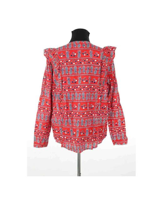 Blouses Blouse en coton Des Petits Hauts en coloris Red