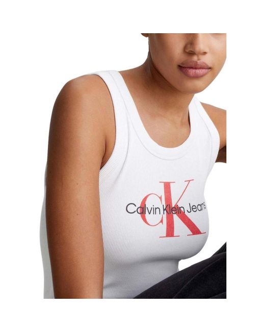 T-shirt Calvin Klein en coloris White