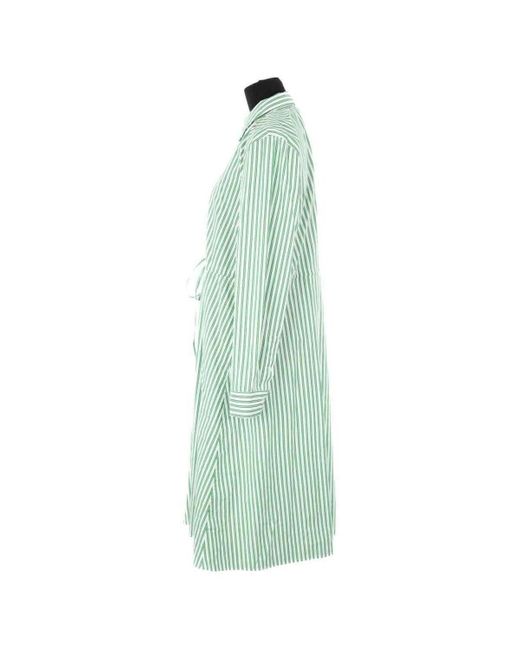 Robe Robe en coton verte Tommy Hilfiger en coloris Blue