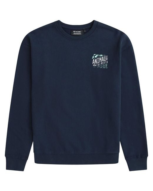 Sweat-shirt MW4534 Animal pour homme en coloris Blue