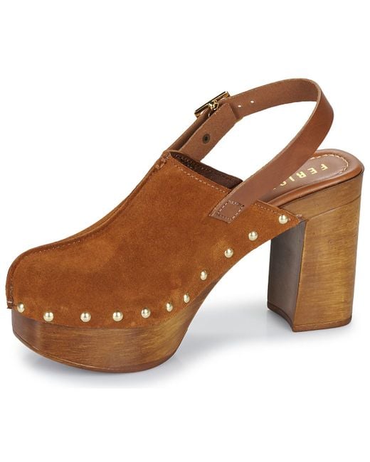 Fericelli Brown Clogs Macata