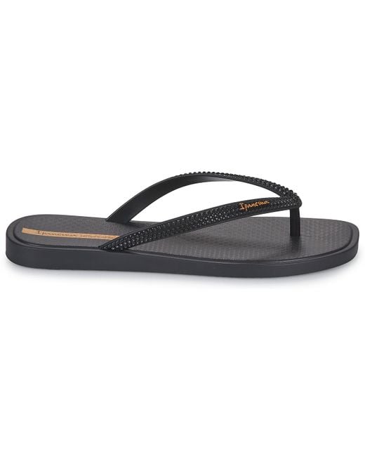 Ipanema Black Zehentrenner Solar Thong Fem