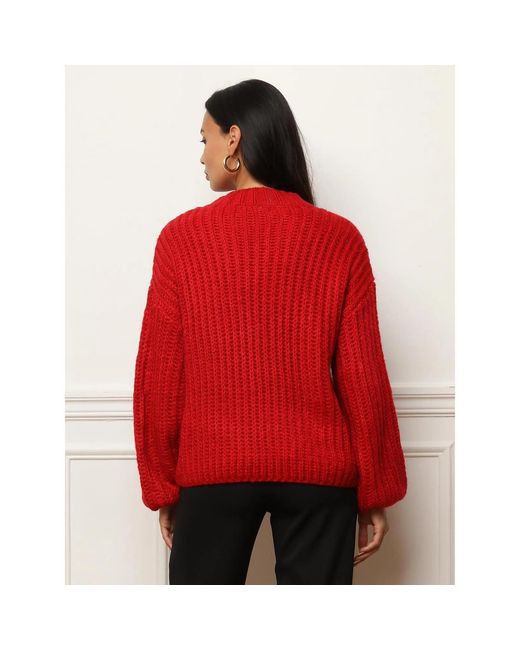Pull Pulls Pour Femme La Modeuse en coloris Red