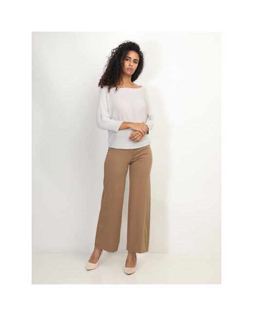 Pull Pulls pour - Gris clair La Modeuse en coloris White