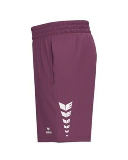Short 1152604 Erima pour homme en coloris Purple