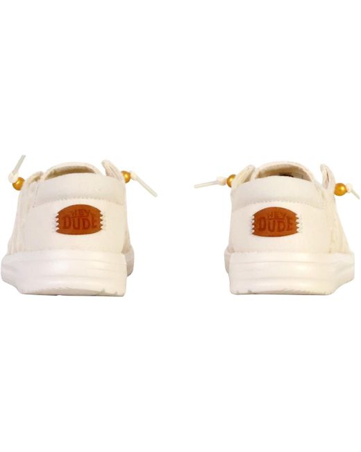 HeyDude Mocassins 257648 in het White