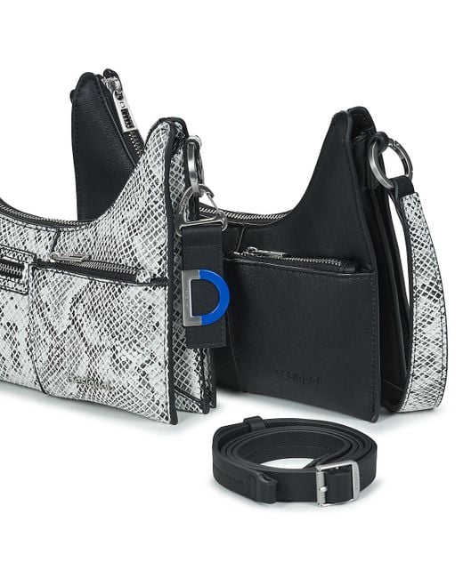 Desigual Gray Umhängetaschen Delta Vega