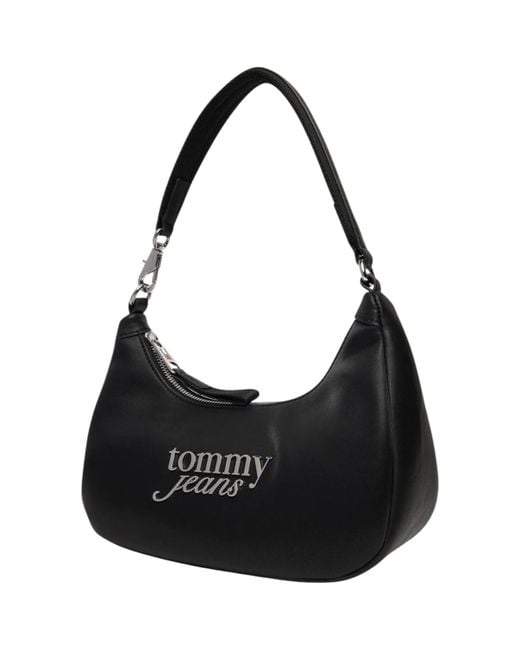 Sac Bandouliere BOLD SCRIPT SHOULDER BAG AW0AW17895 Tommy Hilfiger en coloris Black