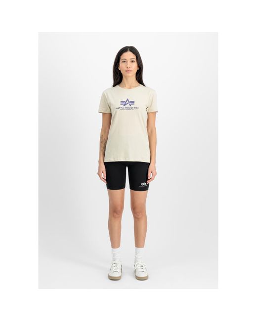 T-shirt New Basic T Women - vintage white Alpha Industries