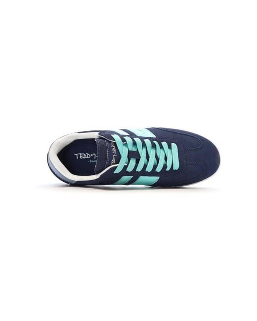 Baskets basses TDS-120132-MAR Teddy Smith en coloris Blue