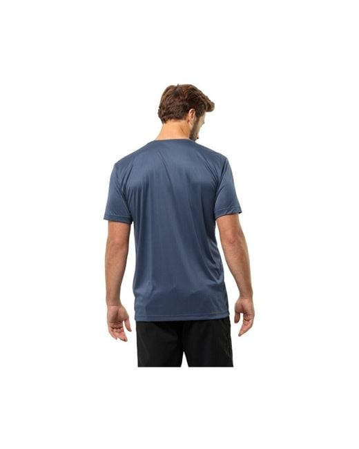 T-shirt 18071841292 Jack Wolfskin pour homme en coloris Blue