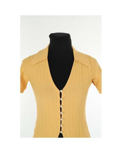 Blouses Top orange Sandro en coloris Yellow