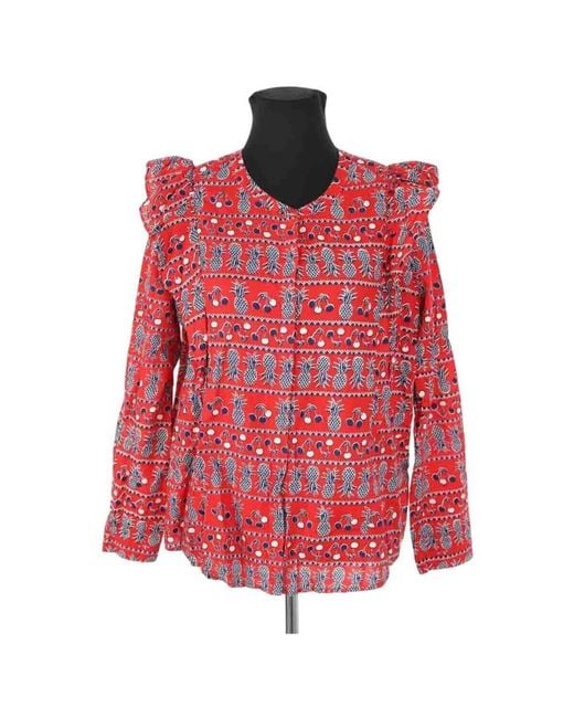 Blouses Blouse en coton Des Petits Hauts en coloris Red